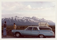 June 1981, Grand Tetons, Click on image for larger view.